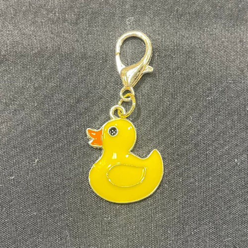 Charming Rubber Duck Keychain