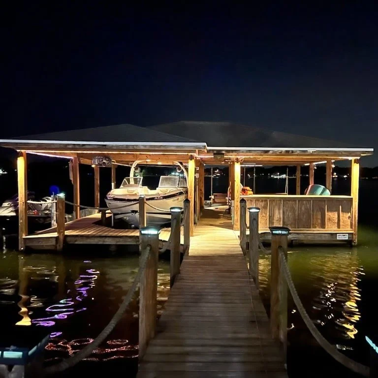 florida deck and dock lighting- vibe lighting installation 