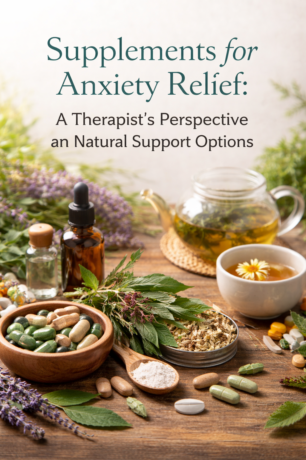 Supplements for Anxiety Relief: A Therapist’s Perspective on Natural Support Options
