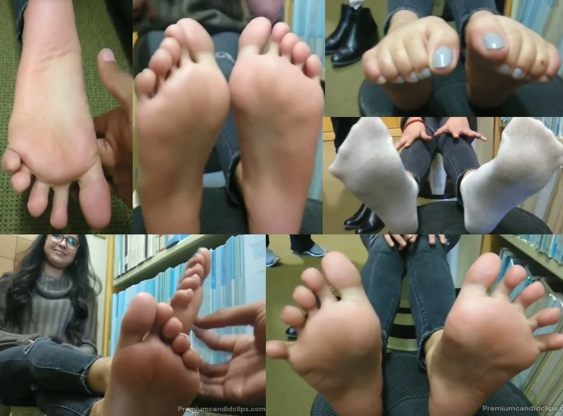 Video 163 - Public Feet Interview, Beautiful Indian Freshman Soles Tickle
