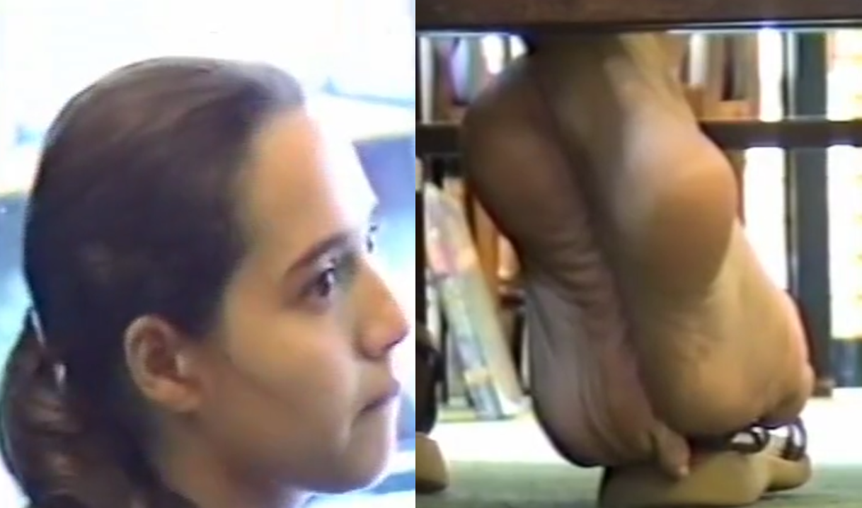 Film 112 - Candid Girl Feet, Gorgeous Sandals Shoeplay