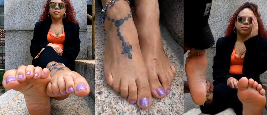 Video 13 - Pubic Feet Interview, Cute Girl Stink Sweaty Soles