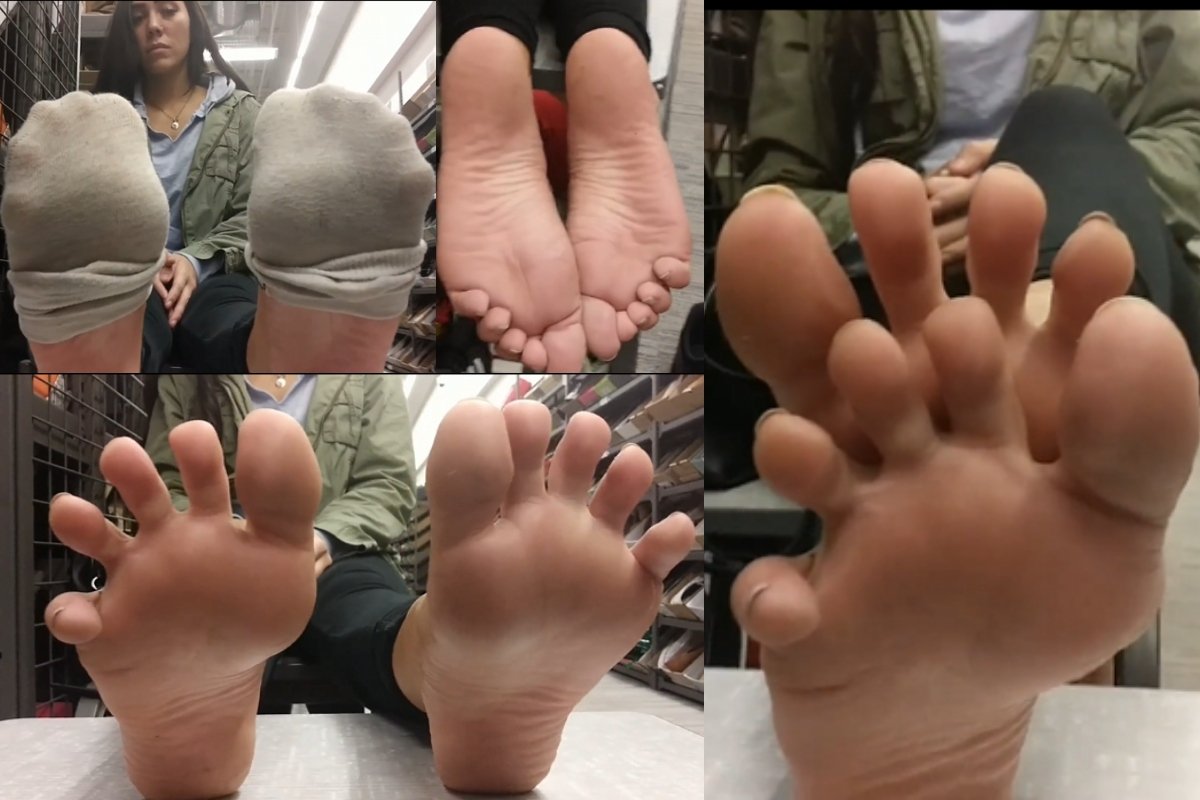 Video 78 - Public Feet Interview, Gorgeous Girl Soles Reflexology