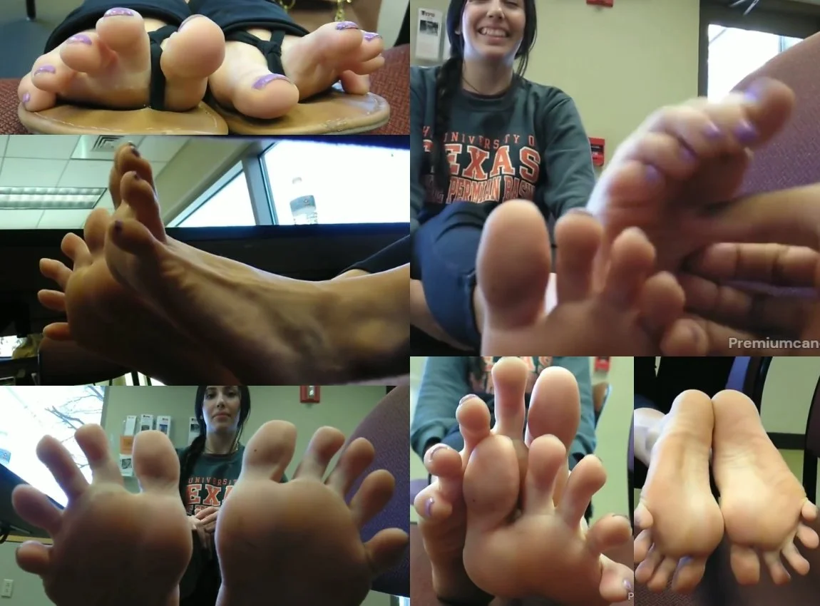 Video 137 - Public Feet Interview, Emo College Girl Reflexology