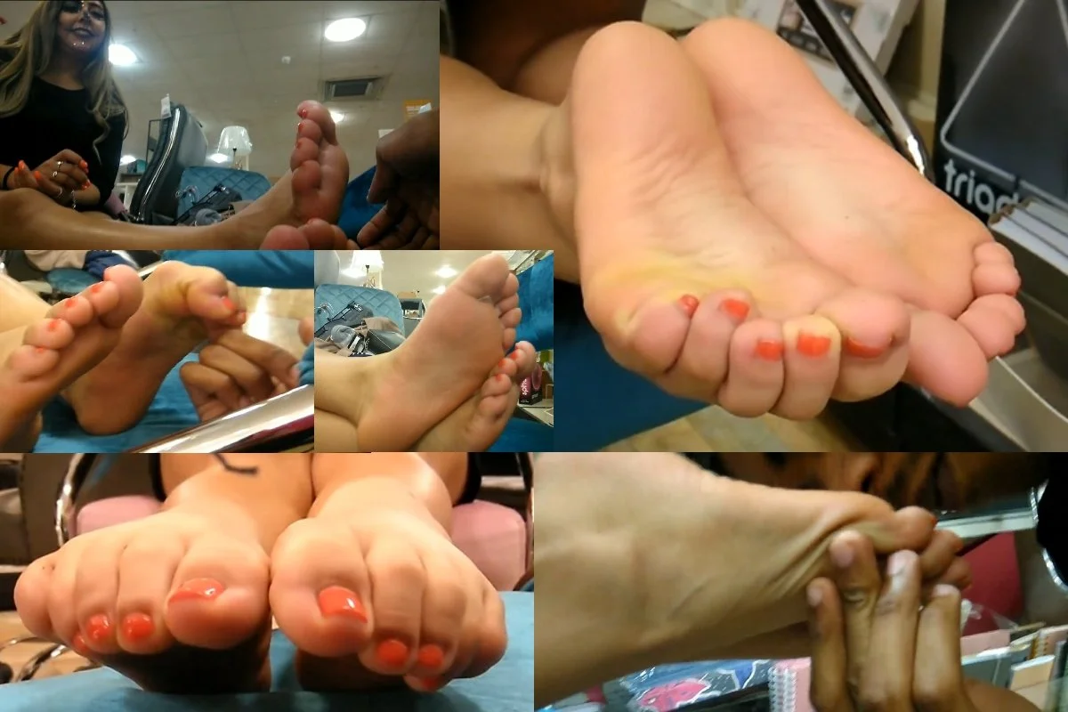 Video 69 - Public Girls Feet Interview, Gorgeous Latina Halloween Soles Sniff & tickle