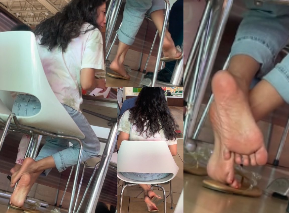 Film 316 - Candid Girl Feet, Latina Amazing Soles & Shoeplay