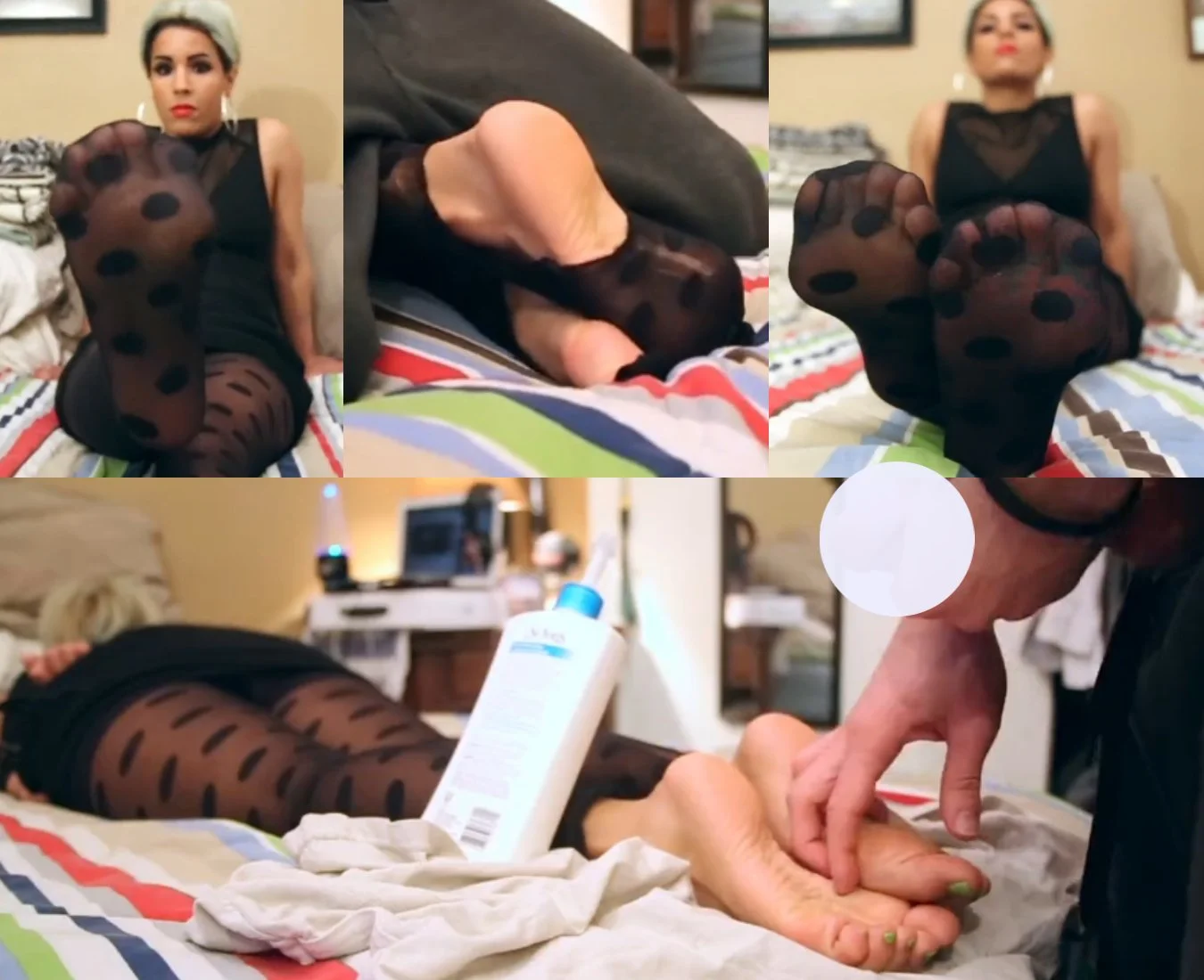 Movie 27 - Teacher Feet Modeling turns Secret Cream