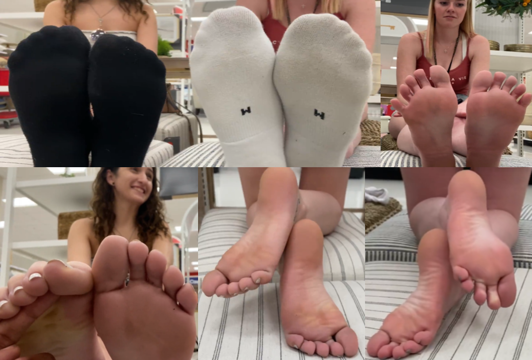 Video 47 - Public Feet Interview, Double College Reflexology at Store