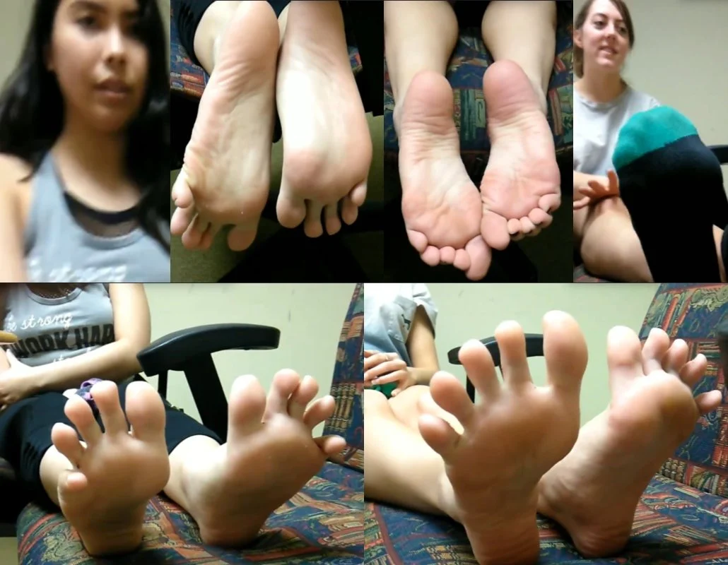 Video 56 - Public Feet Interview,College Friends Double Soles