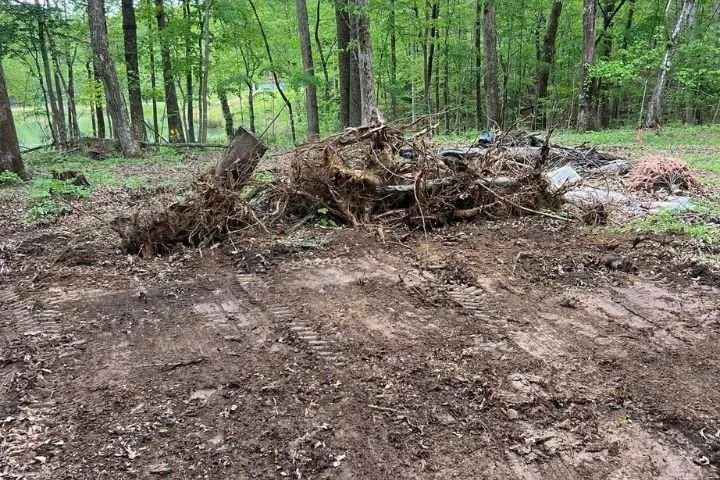 Land grading and leveling in Altamont TN – creating stable foundations for construction projects.