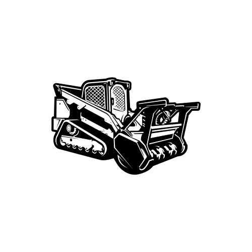 Forestry mulcher icon representing land mulching and vegetation clearing services in Altamont, TN