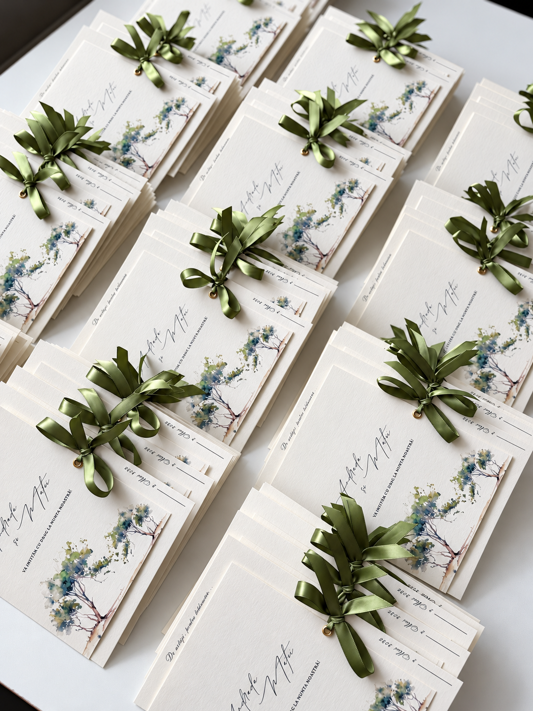 Olive Ribbon Botanical Wedding Invitations.png