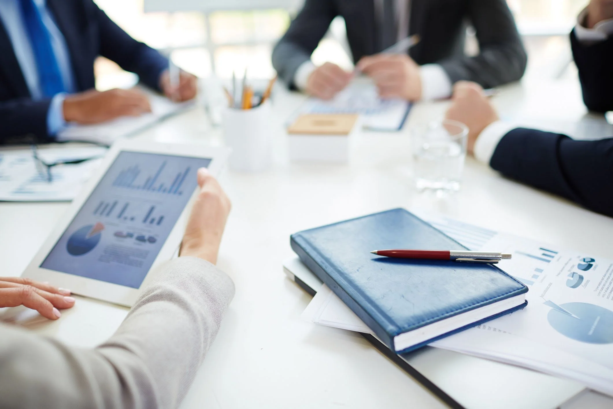 Special Projects Team Meeting Around Table
