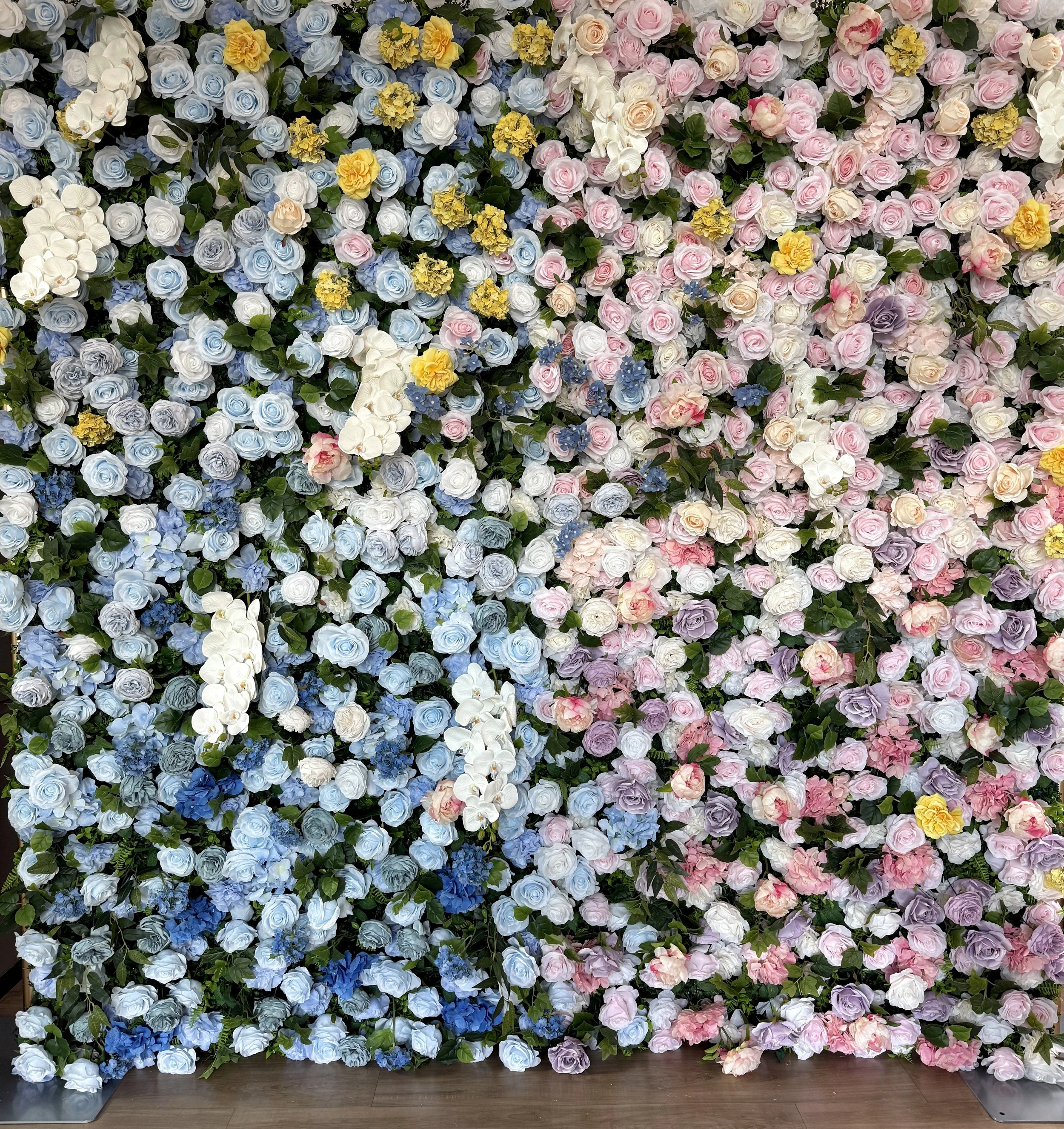 whimsy floral wall
