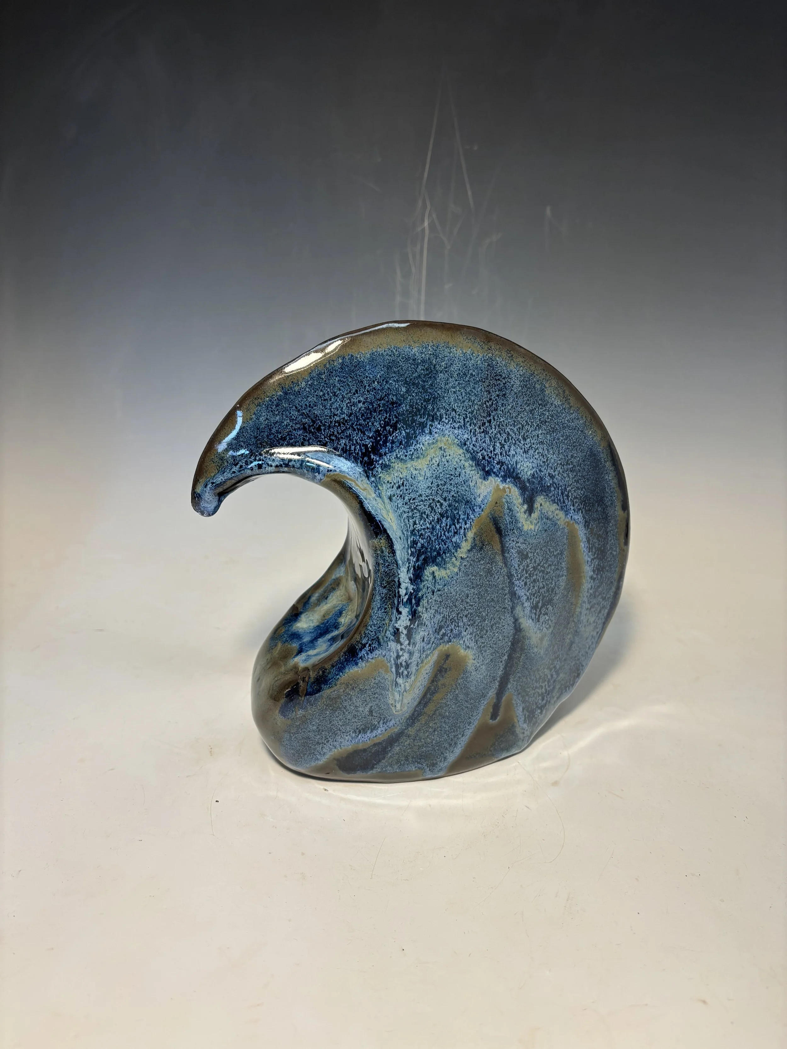 My first wave sculpture ~8" high