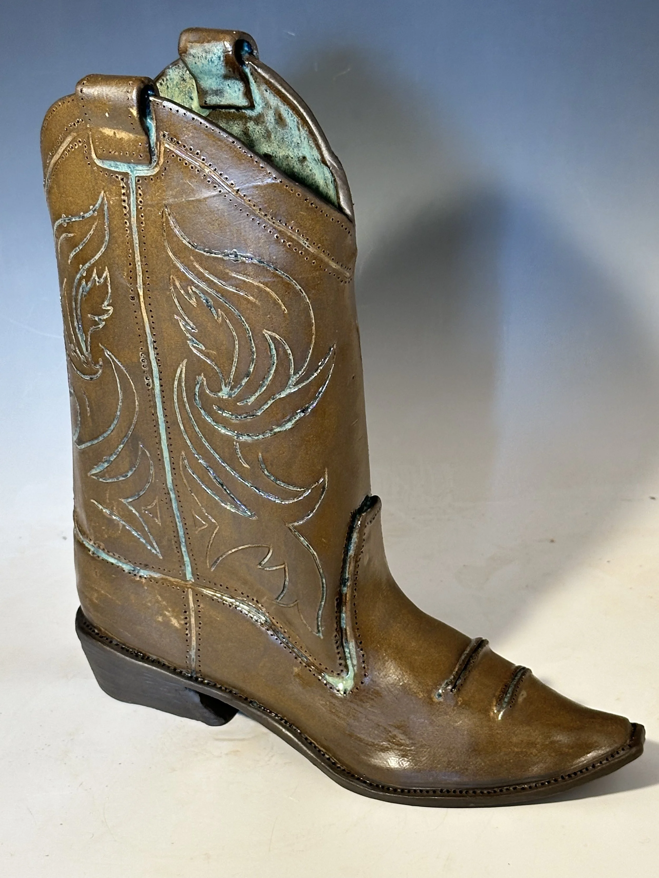 Giddy-up, Cowgirl!  I made this for my daughter.  It's about 12 inches high.