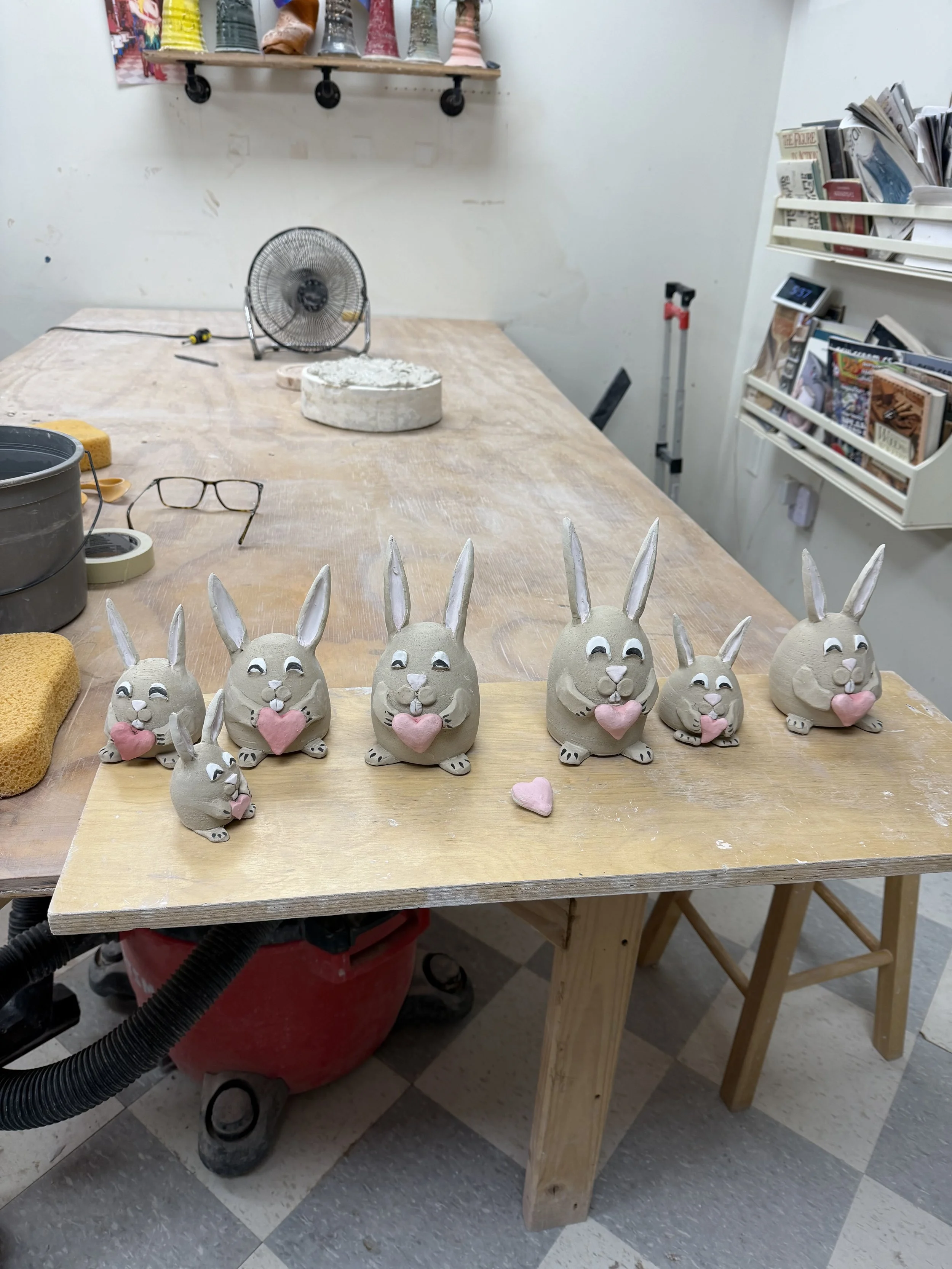 Coming soon!  More "Love You" Bunnies!