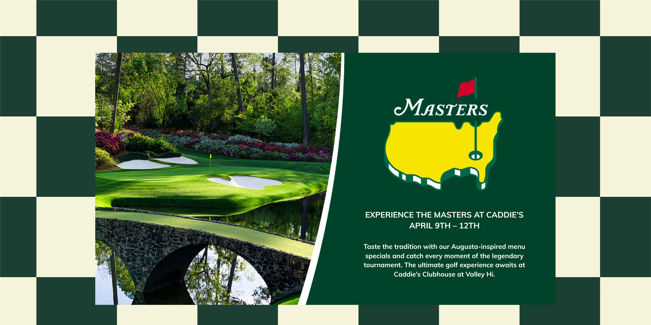 THE MASTERS VIEWING PARTY AT CADDIE’S 