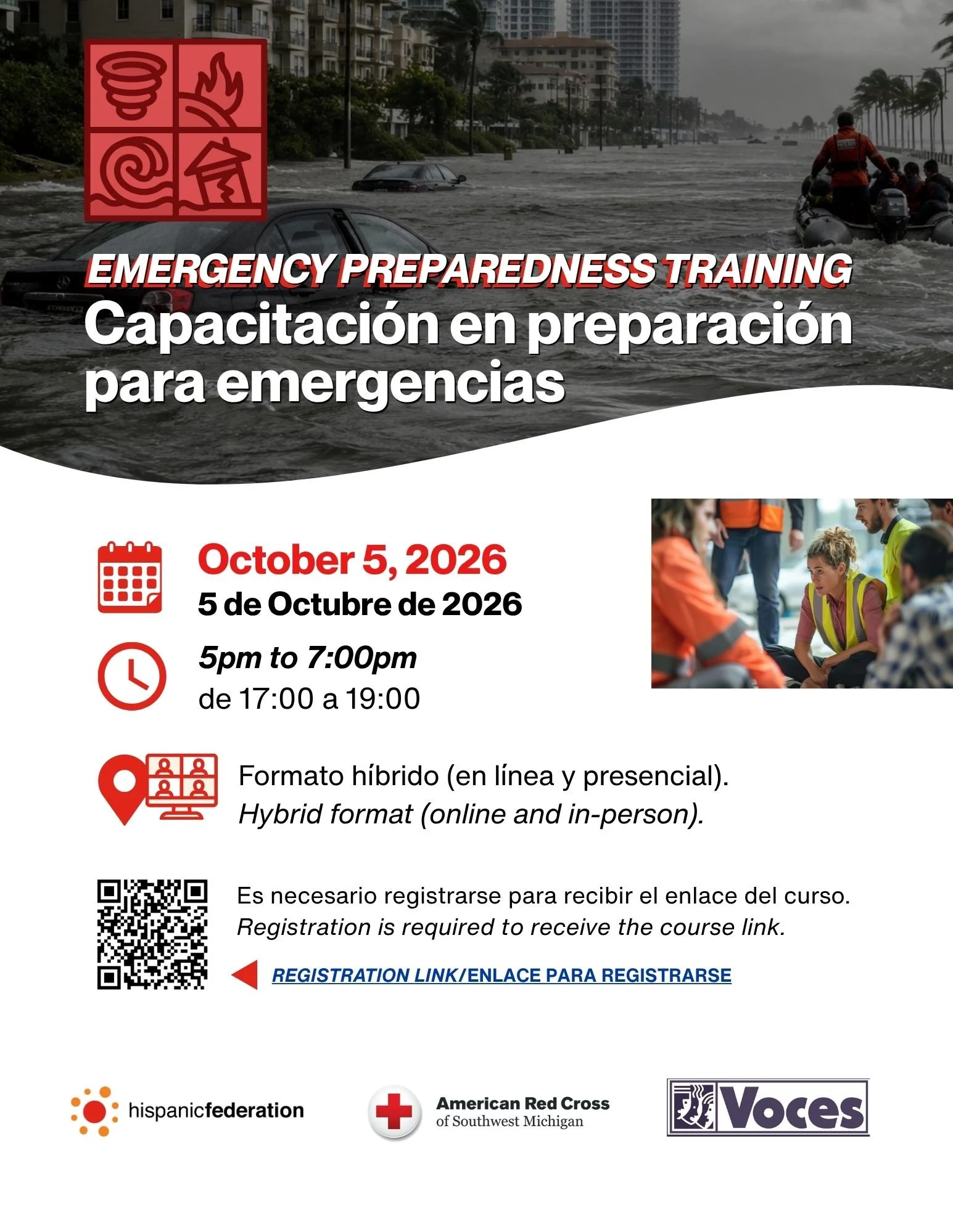 Preparación para casos de emergencias