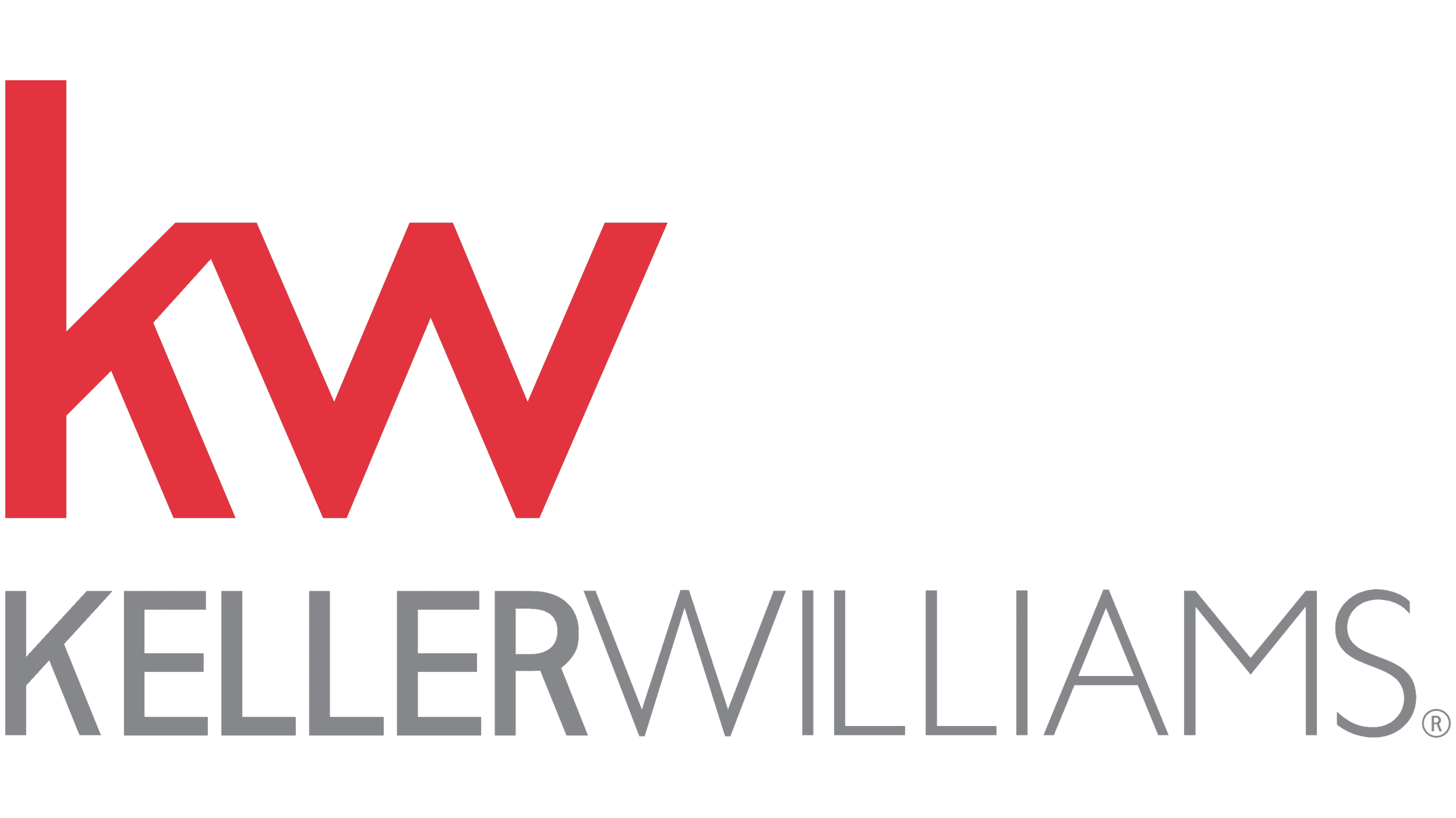 Keller Williams logo with stylized red 'KW' and black text