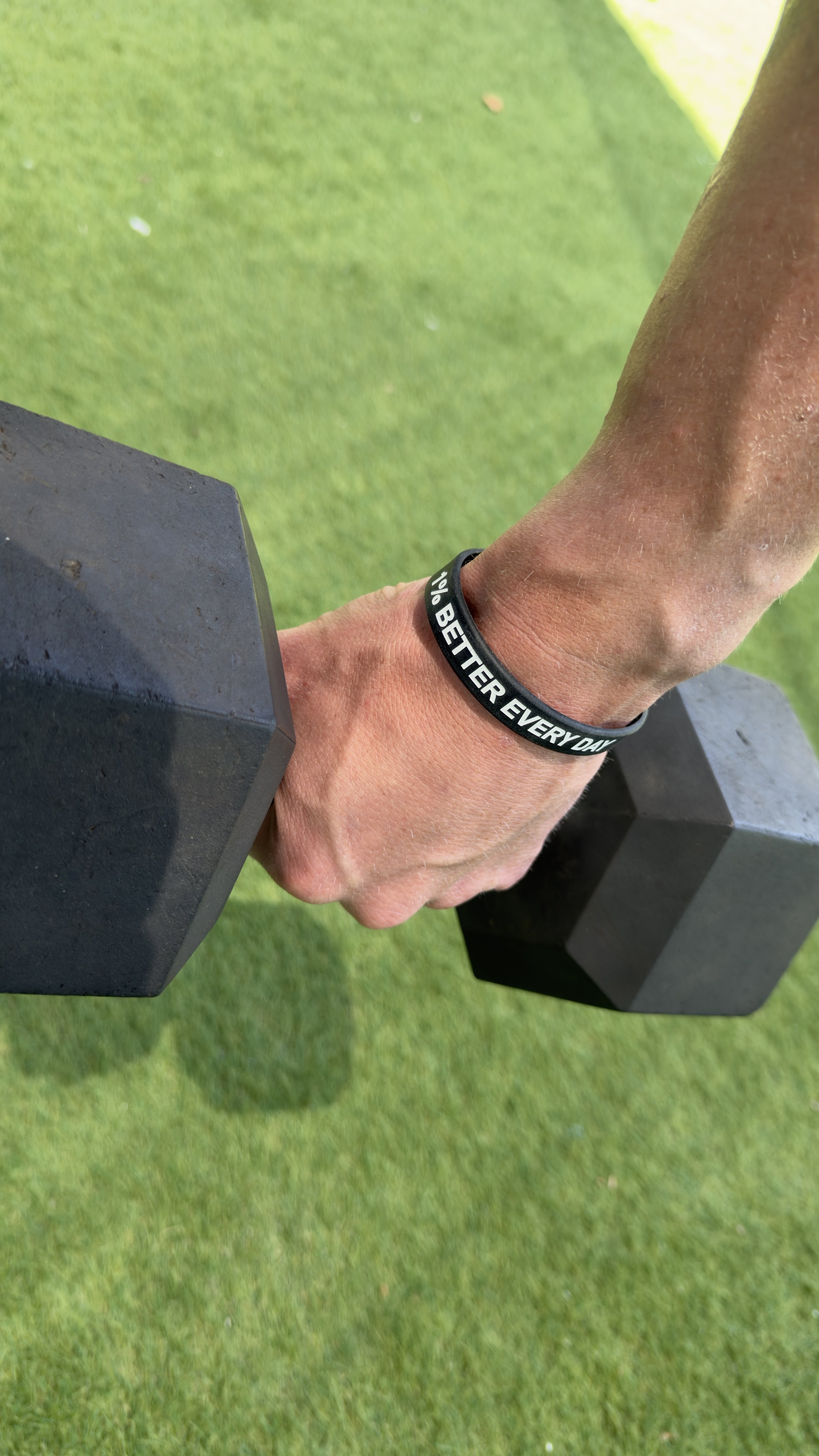 "1% Better Every Day" Silicone Wristband