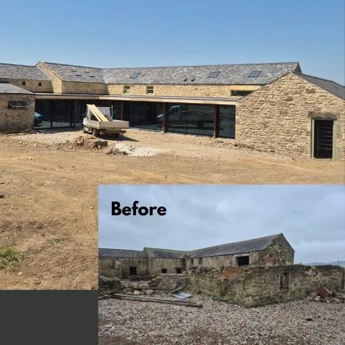 Redevelopment of farm buildings