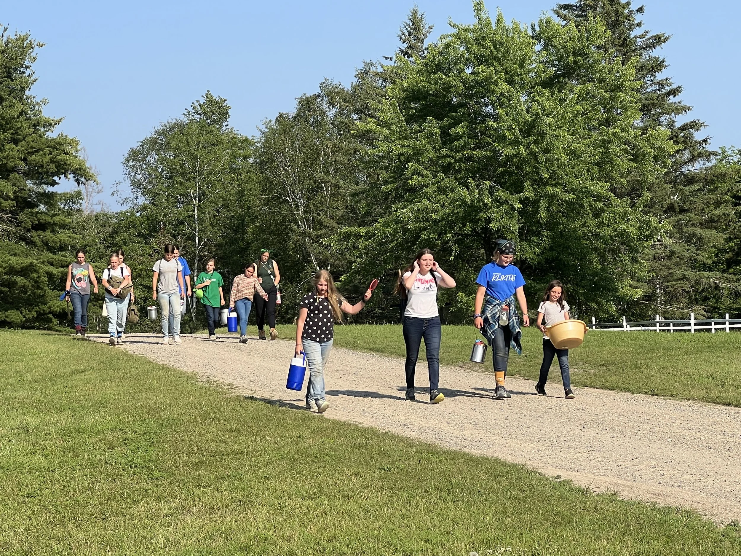 Cookout progression to site