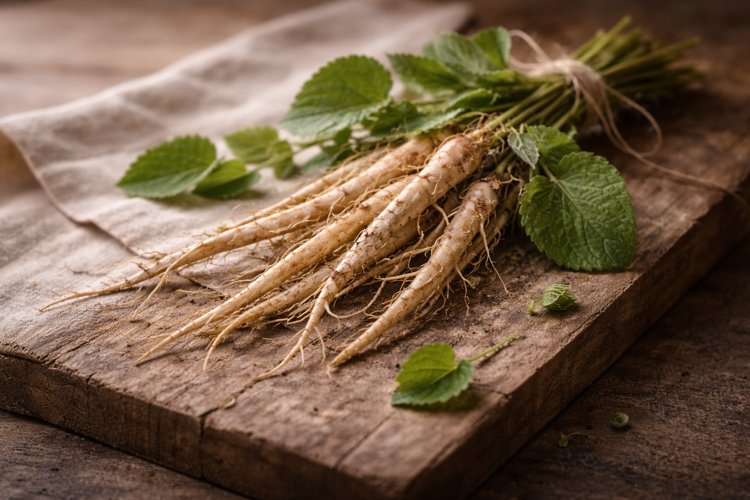 Marshmallow Root: Soothing, moistening support for irritated tissues and the gut.