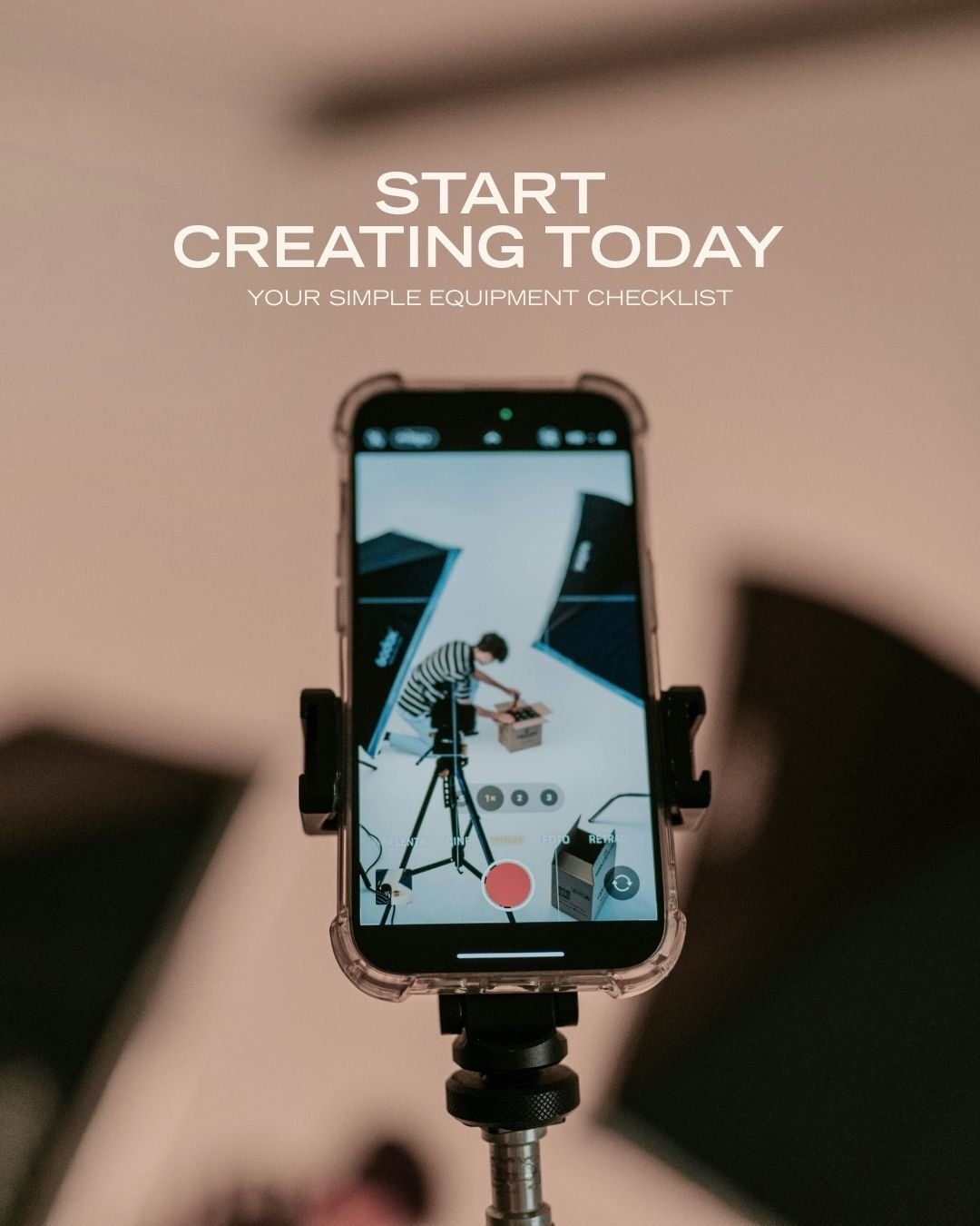 Creating content does not require a full studio. It requires the right basics.

If you&rsquo;re building content from home, these three tools make the biggest difference:

&bull; A microphone for clear audio
&bull; A stable tripod for your phone
&bul