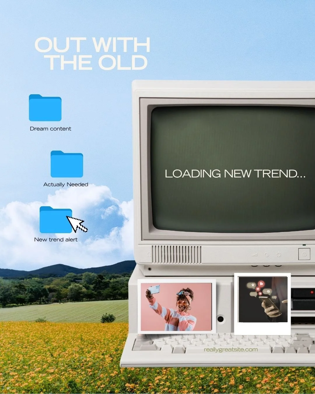 Out with the old
because instagram in 2026 is not what it used to be.

We&rsquo;re moving away from
posting just to post
and moving into
content that feels personal.

Content that gets shared in dms.
Content that people actually interact with.

Here&