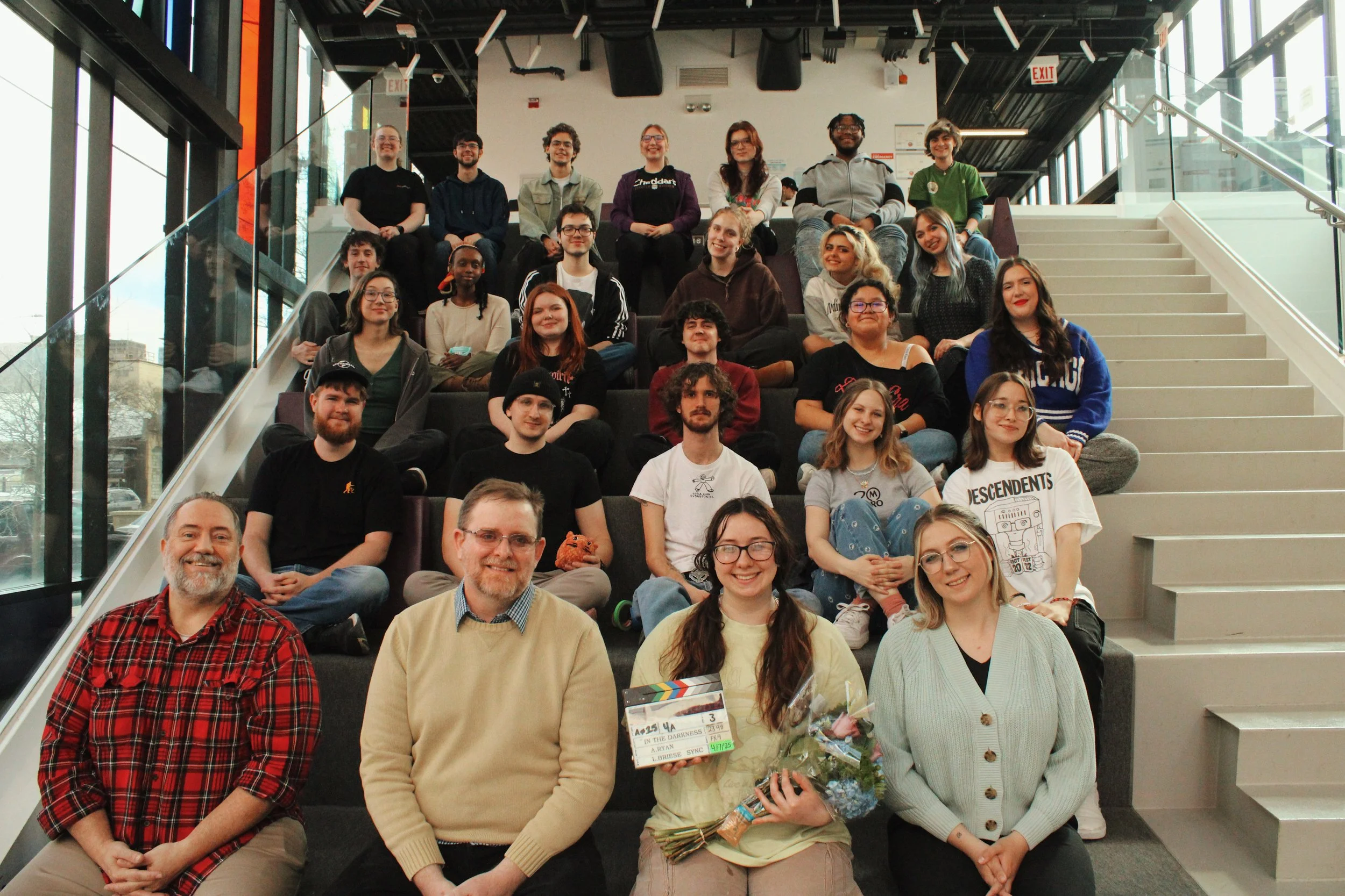 Crew photo on the last day of principle photography 