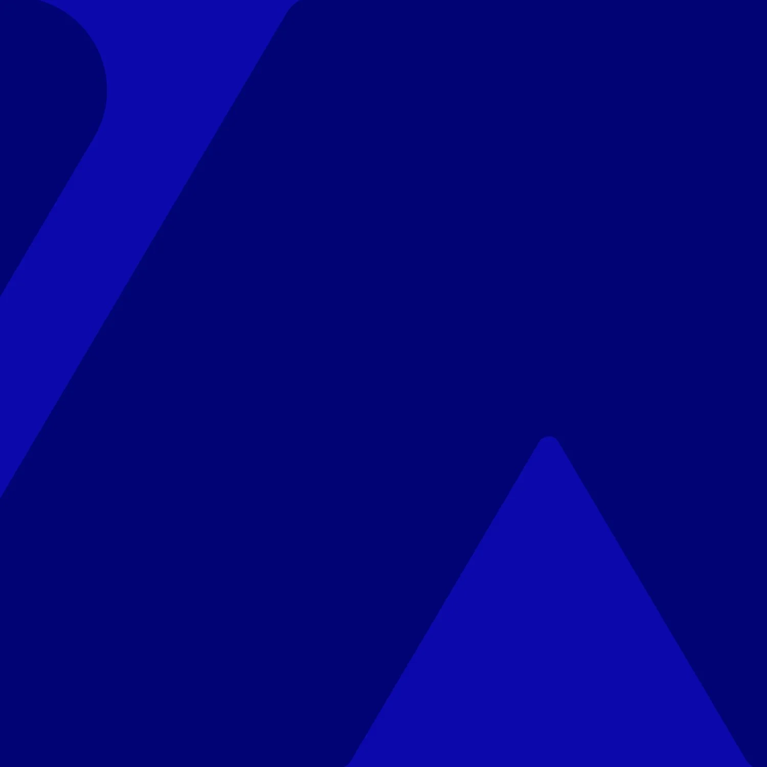 Abstract geometric pattern with dark blue and navy blue shapes.