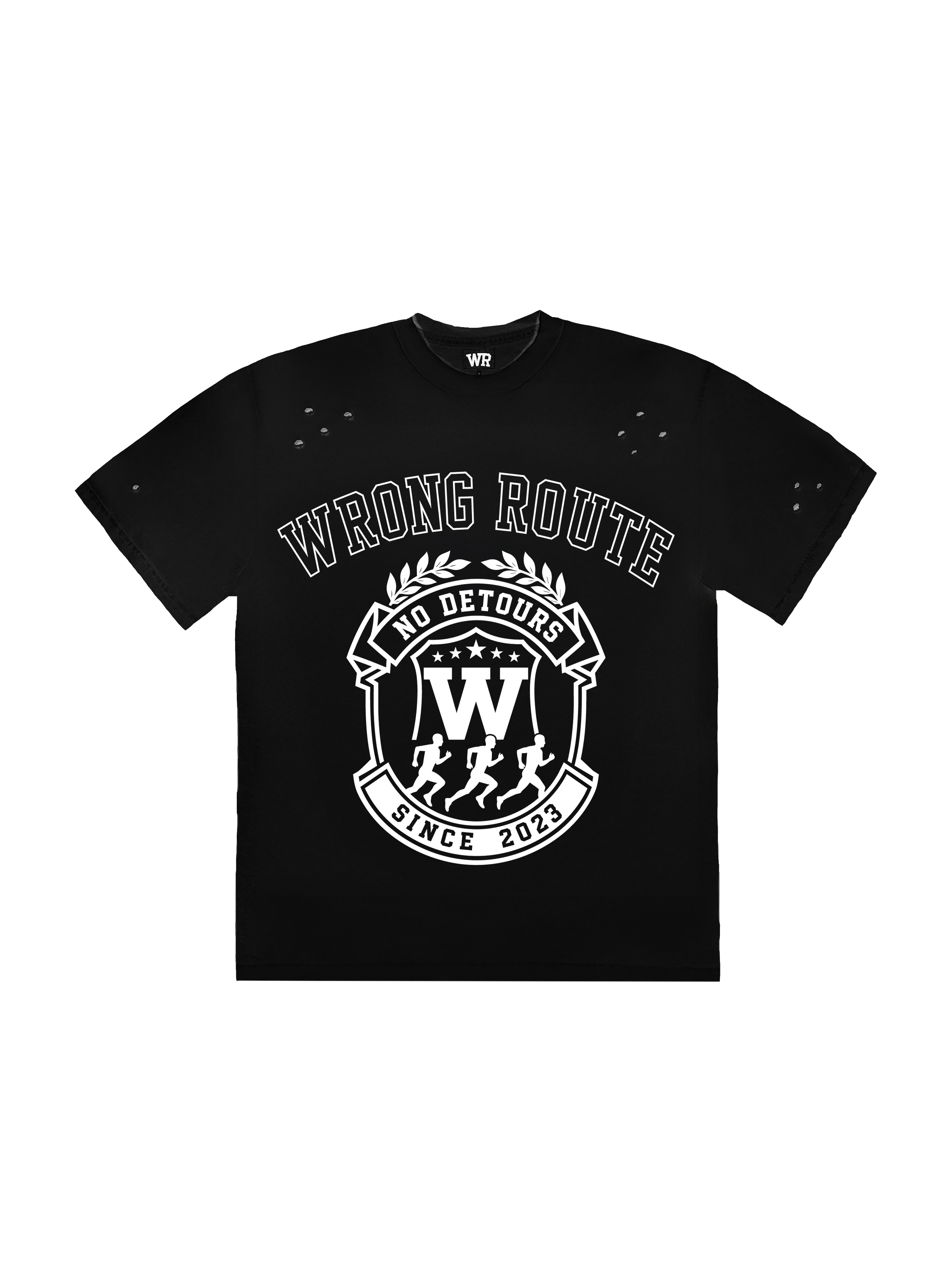 NO DETOURS CREST TEE