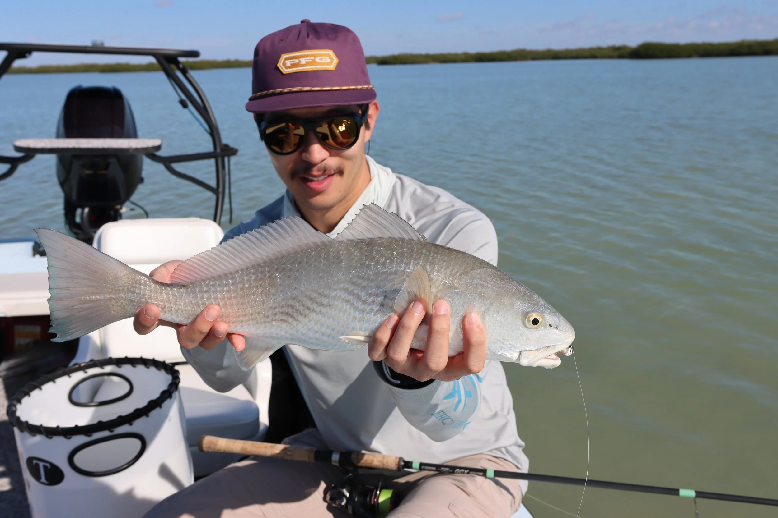 Sight fishing for Florida Bay Redfish