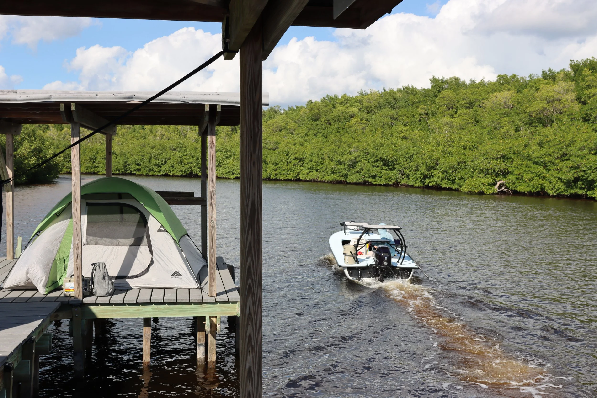 Chickee camp site Everglades