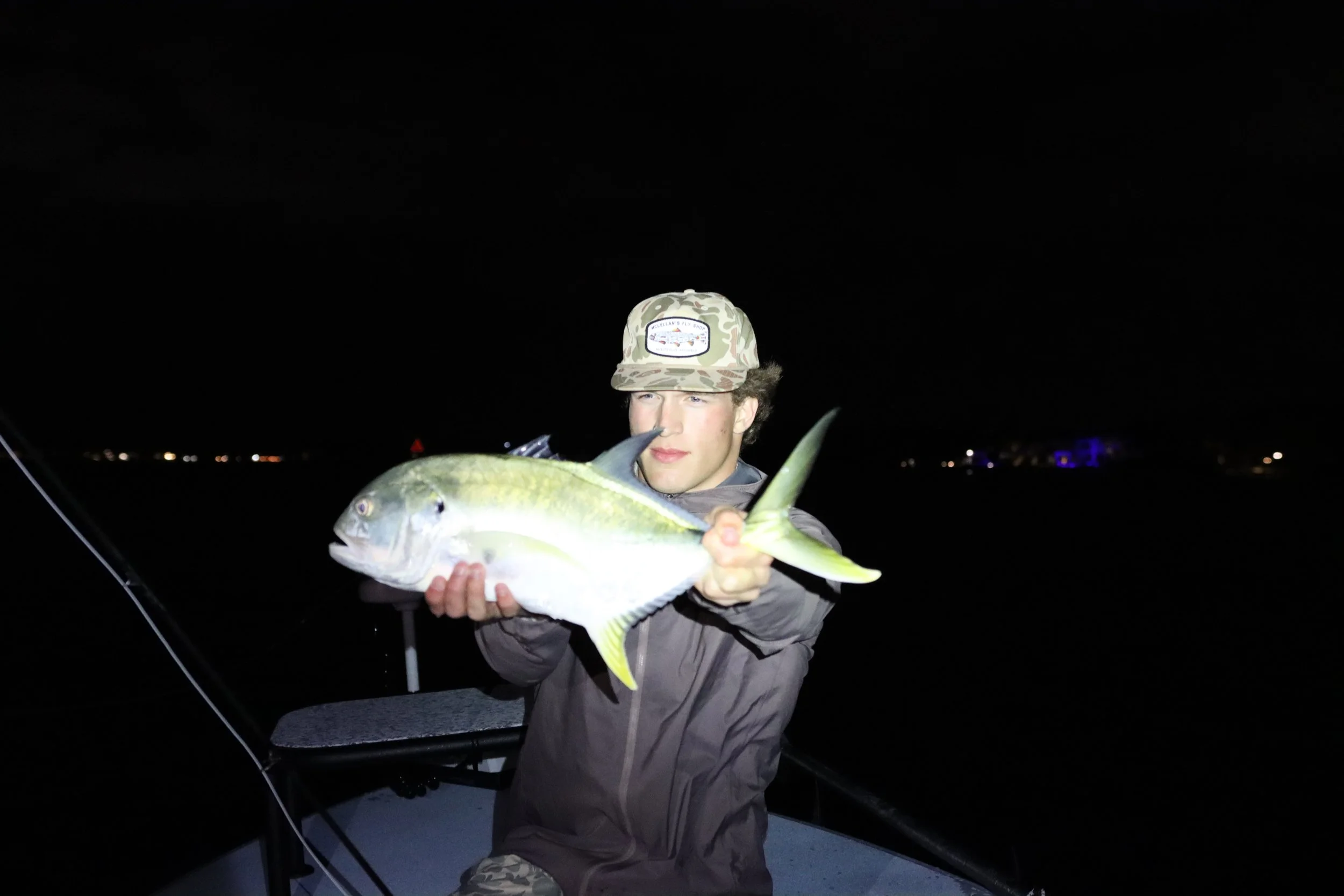 Night Fishing Jacks on the Fly