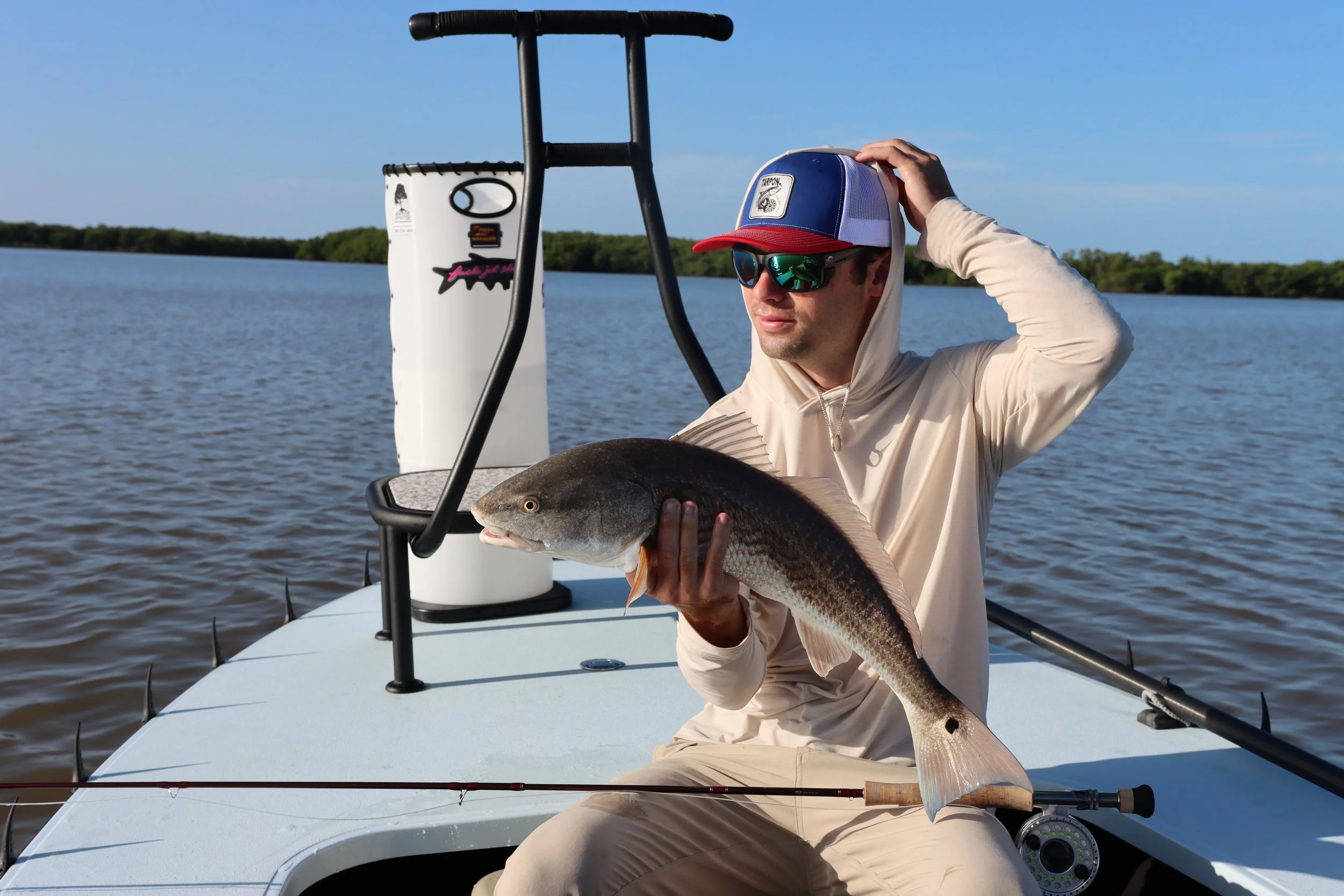 Chokoloskee Shallow Water Redfishing on Fly