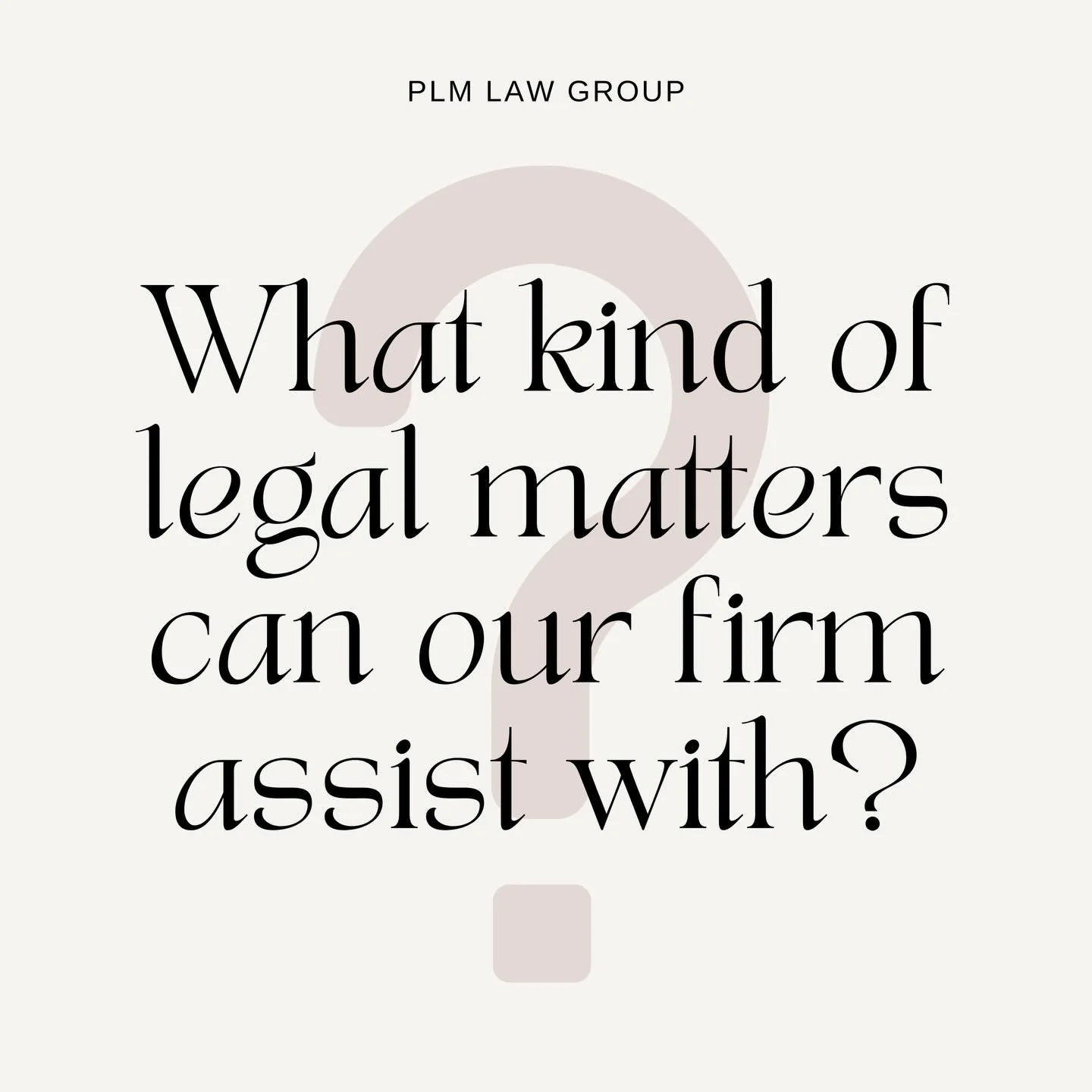 From consultation to resolution, we&rsquo;re here every step of the way.

#plmlawgroup #familylaw #personalinjury #criminaldefense