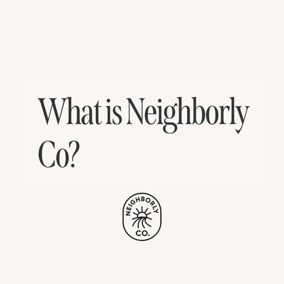 Welcome to Neighborly Co. &mdash; a community-first brand built to bring people, small businesses, and local experiences together.

Our mission is simple: create meaningful connections, support local makers and services, and curate moments that make 