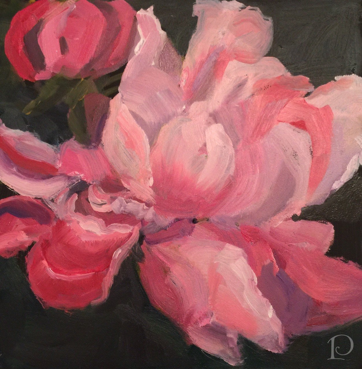 "A Gift to Kate".

6 in x 6 in, oil on canvas. SOLD.