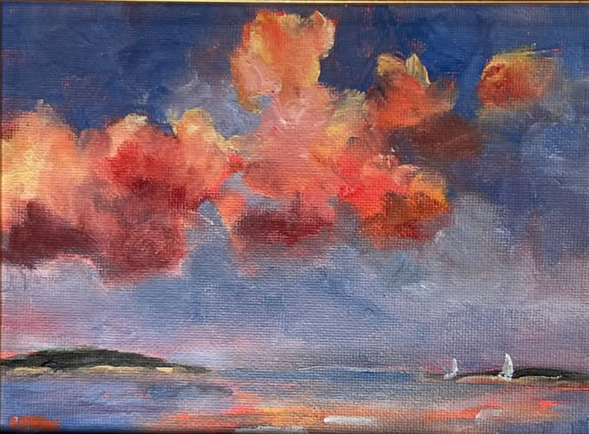 SOLD. "Race Ya". Nantucket, MA.

8 in x 10 in, oil on canvas. 