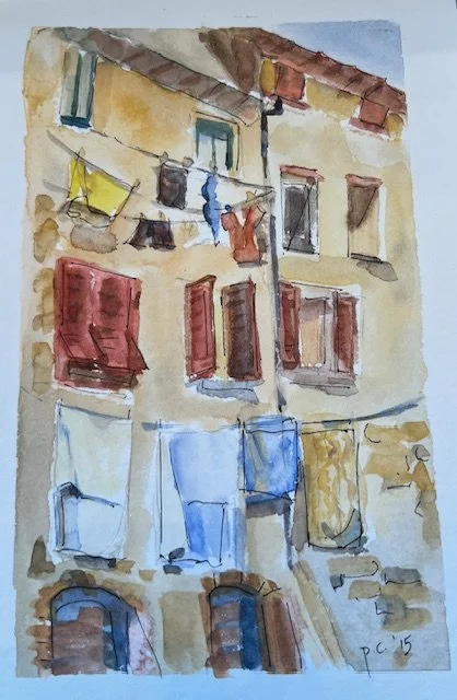 "Clothesline in Italy"
