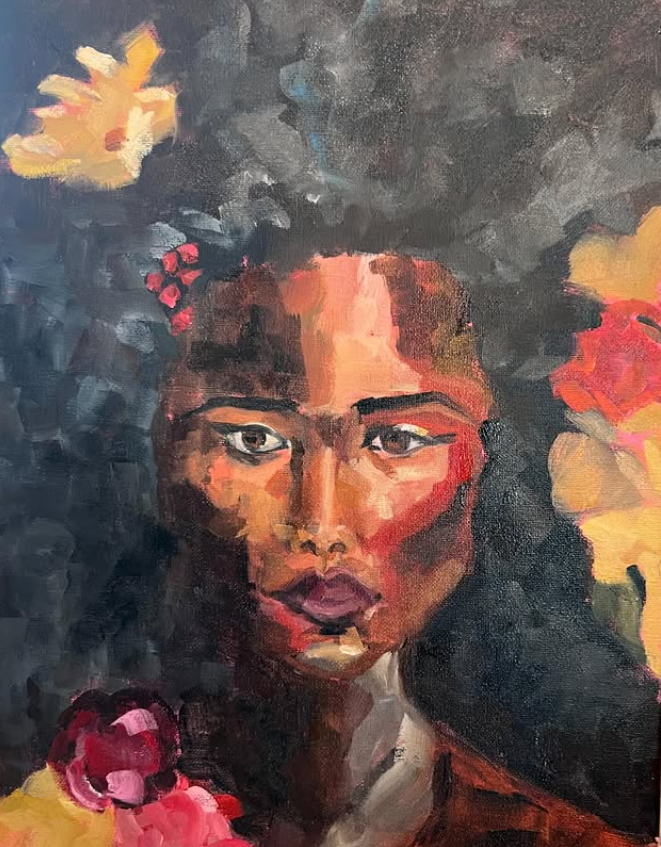 Flowers in Her Hair
