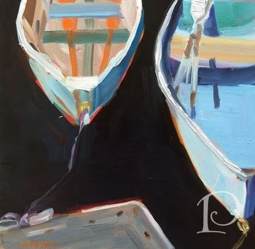 SOLD. "Twins", Pemquaid, Maine

7 in x 9 in, oil on canvas.
