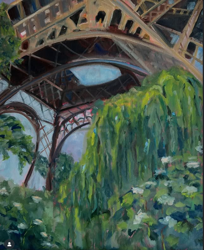 "A Different Point of View", Eiffel Tower, Paris

16 in x 20 in, giclee (prints available). SOLD.