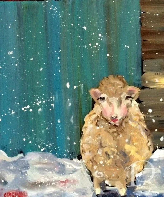 Lambie-in-Snow-by-Pamela-Copeman-Art.jpg