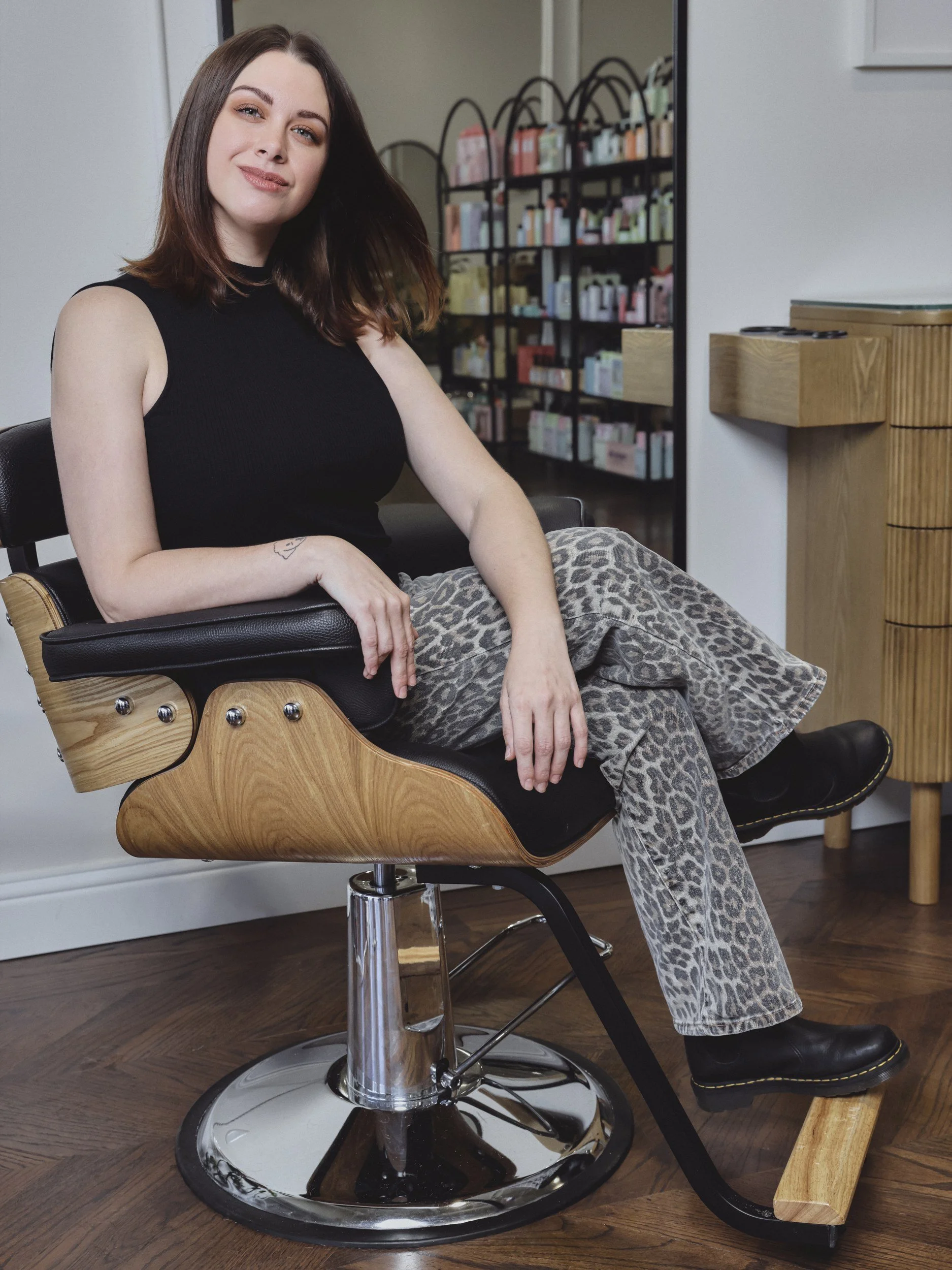Madeline, salon manager at Clark & Company Salon