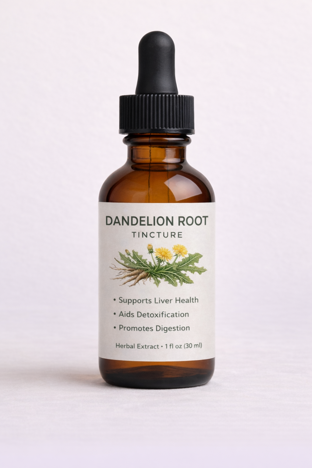 Dandelion root tincture with botanical label.png