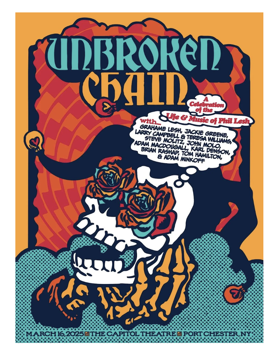 3/16/25 Unbroken Chain: A Celebration of the Life & Music of Phil Lesh Poster