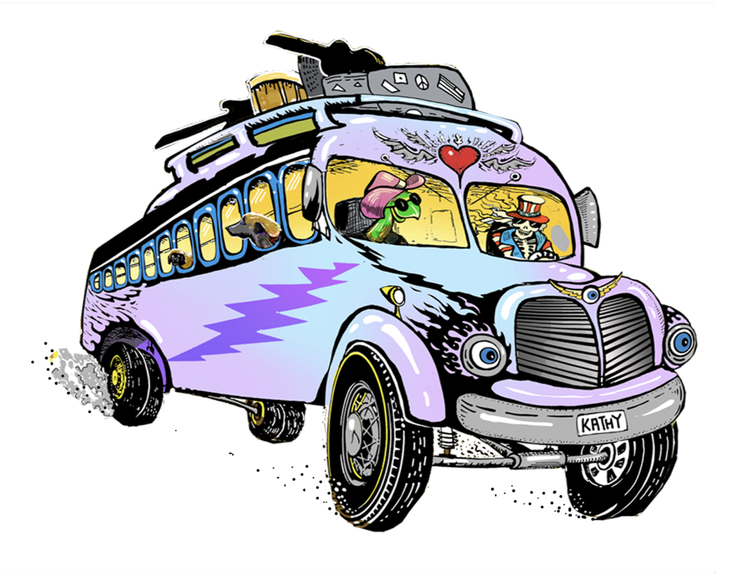 Tour Bus Sticker